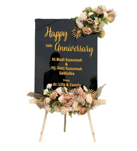 Papan Bunga Akrilik Penggaron Lor