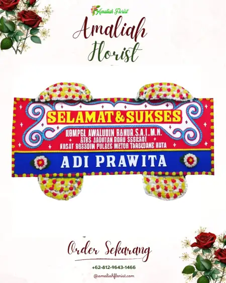Papan Bunga Ucapan Selamat Penggaron Lor